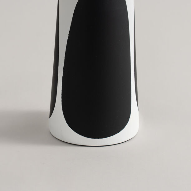 Homez black memphis ceramic vase 10.8*8.7*20.2cm image number 1