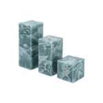 Marble Square Candle 8*8*15 cm Light Green image number 2