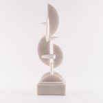 Homez resin jazz decorative sculpture 26.5*20*59.5cm, white image number 1