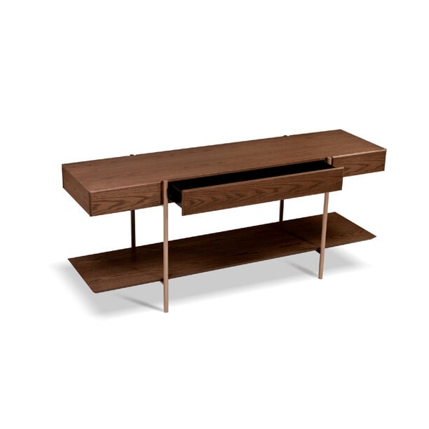 Homez da vinci console, walnut 150*50*75 cm image number 2