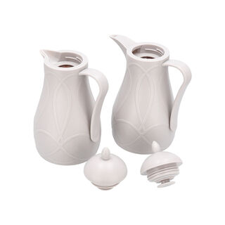 Dallaty grey plastic flask 1L 2 pcs