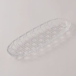 La Mesa glass serving platter 30.1*10.7*2.5 cm