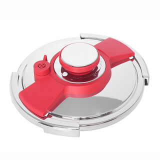 Alberto Pressure Cookers Set With Red Handles