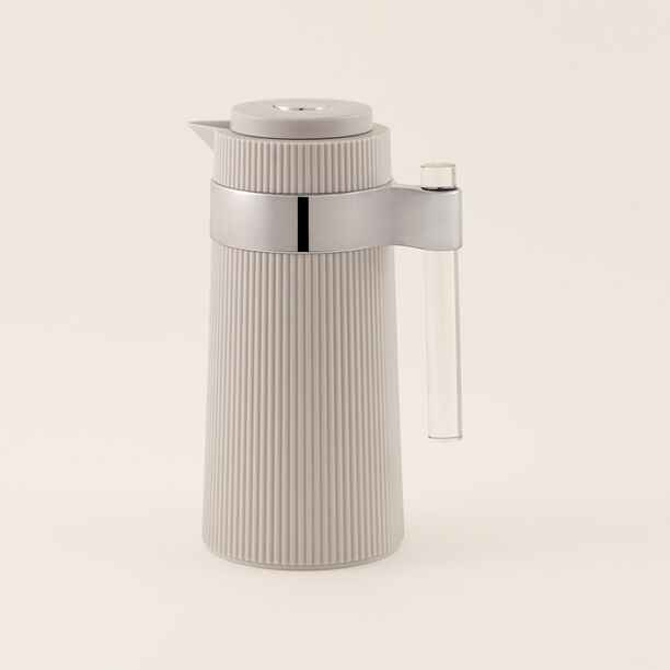 دلتي دلة بلاستيك 1 لتر، بيج image number 0