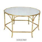 Bamboo Round Coffee Table image number 0