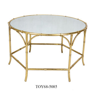 Bamboo Round Coffee Table