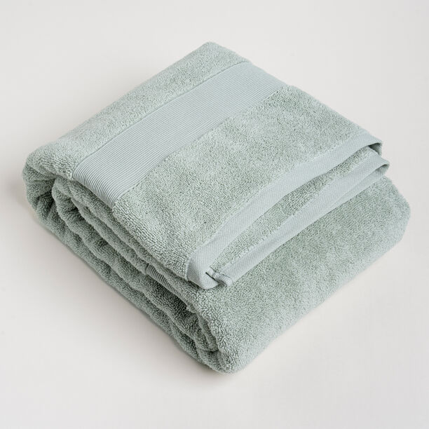 Boutique Blanche light green ultra soft bath sheet 100*150 cm image number 1