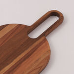 Alberto acacia wood oval cheese serving set 54.6*21.6*1.9 cm image number 2