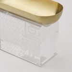 Luster Collection La Mesa Serving Platter Stainless Steel & Acrylic, Medium image number 3