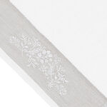 Elite Embroidered Border Face Towel White 100% Cotton 30*30 cm image number 2