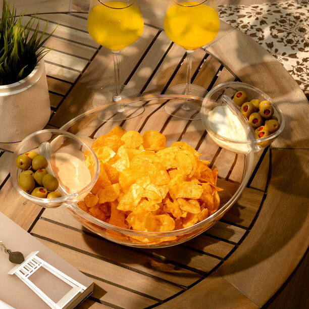 Alberto Deep Snack Bowl With Two Dipping Bowls image number 0