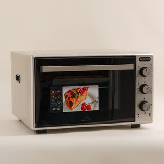 Alberto black electric oven 40 LT, 1300 W