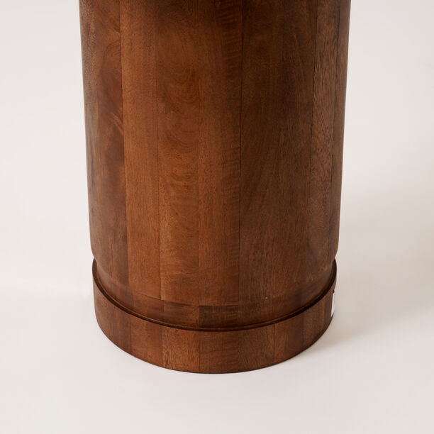 Homez side table with travertine marble top, in beige 50*50*49cm image number 3