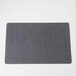 La Mesa 4pcs imitation fabric rectangular placemats, grey 45*30cm image number 0