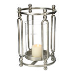 CANDLE HOLDER SILVER 23x36CM image number 1