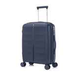 Travel vision durable PP 3 pcs luggage set, navy blue image number 1