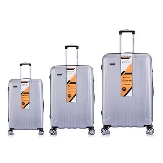 Travel Vision Trolley Set Of 3 Pcs 20”, 24”, 28" Silver