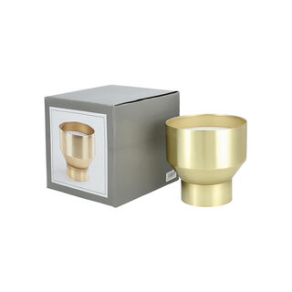 Metal Jar Candle Velvet Oud Rose Fragrance 15.2*15.8 cm