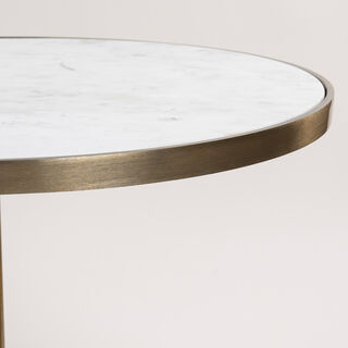 Metal And Marble Coffee Table 60*60*45 cm
