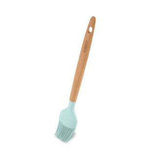 Alberto Silicone Pastry Brush With Wooden Handle Blue