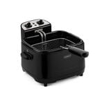 Plastic And Stainless Steel Deep Fryer 2.5L, Black image number 1