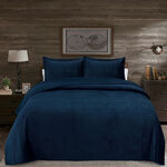 3 Pieces Super Soft Velvet King Bed Set image number 0