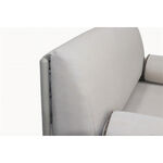 Homez Aluminiuminum Single Sofa, Beige 74.5*70*81.5 Cm image number 4