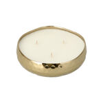 Candle Tray Hammered Gold image number 2