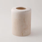 هومز سلة مهملات بغطاء ريزن، بيج 20.5*20.5*27سم image number 1