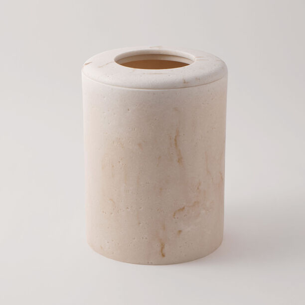 هومز سلة مهملات بغطاء ريزن، بيج 20.5*20.5*27سم image number 1