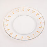 La Mesa gold Porcelain/glass 16 pc dinner plate image number 5