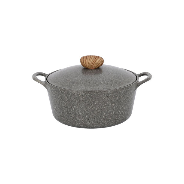 Alberto 7 piece grey marble ceramic cookware set image number 3
