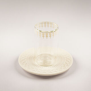 Dallaty White Porcelain Tea Set 12Pcs Roshn Collection