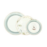 La Mesa white porcelain 16 pc dinner set image number 1