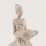 Homez Resin Home Accent Grey 20.9*39.5*37.4 Cm image number 2