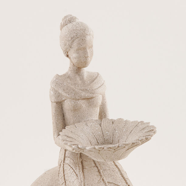 Homez Resin Home Accent Grey 20.9*39.5*37.4 Cm image number 2