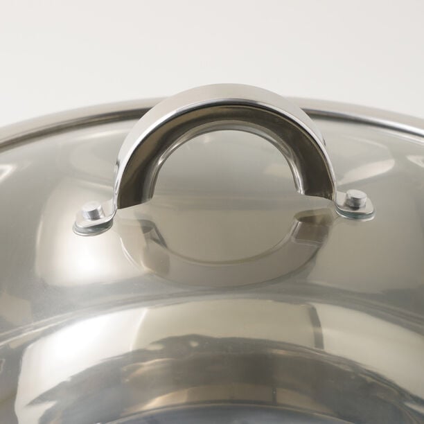 Alberto stainless steel pot with lid, silver 6.5L image number 4