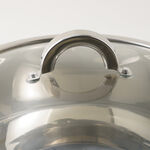 Alberto stainless steel pot with lid, silver 6.5L image number 4