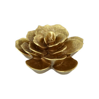 Wall Decoration Flower Gold 