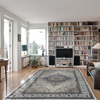 Cottage Silky Carpet Velvet Blue 160X230
