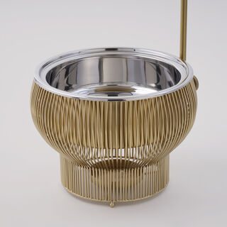 La Mesa Chafing Dish, Gold Plated, Modern, 3 Ltr