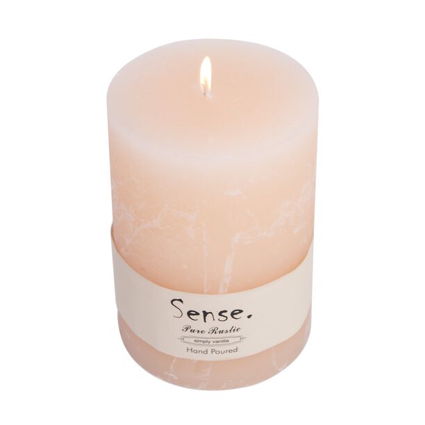 Pillar Candle Sense Rustic Ivory  image number 1