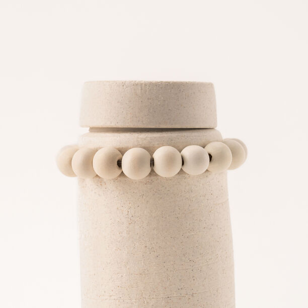 Selah off white stoneware decorative piece image number 0