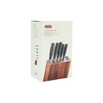 Alberto Acacia Wood Knife Block With 5 Wood Knives Set And Sharpner image number 7