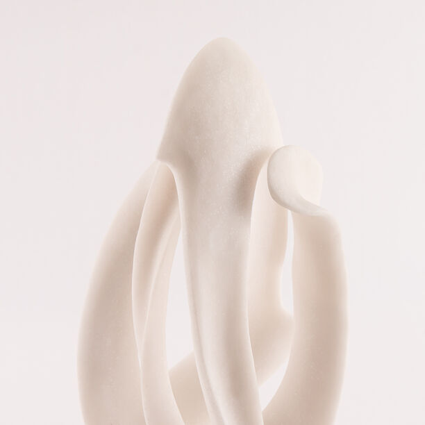 Homez aztec decorative sculpture 20.2*19.5*47cm, white and gold image number 2