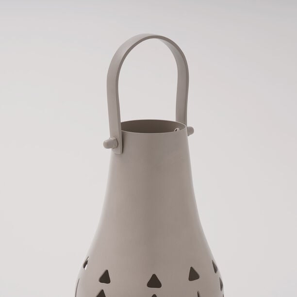 Najd Collection Metal Lantern, Beige, 12*12*25 cm image number 2