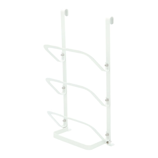 Alberto White Coated Over The Shelf Pot Cover Holder image number 0