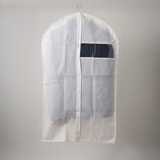 هومز منظم ملابس حقيبة بدلة من البوليستر، بيج 56*43*29 سم