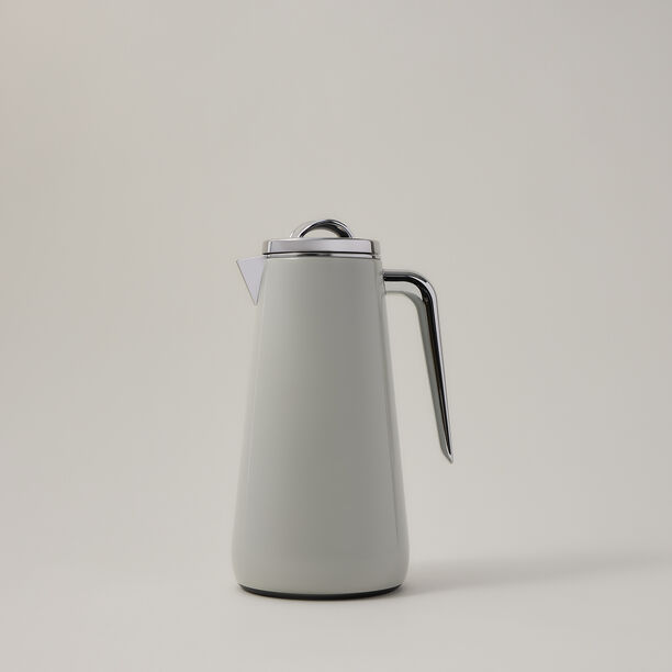 Dallaty Eve set of 2 steel vacuum flask grey & chrome image number 1