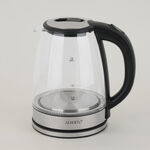 Alberto glass kettle 1500w, 1.8L, black image number 1